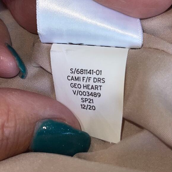 GAP Fit & Flare Dress Hearts Smocked Cottage Lined - Picture 10 of 15